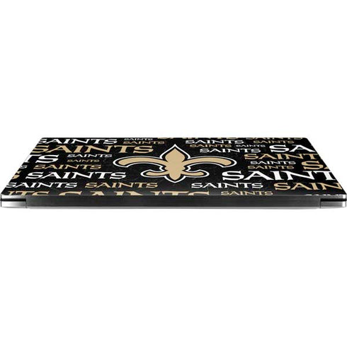 NFL New Orleans Saints Black Blast Dell XPS Skin